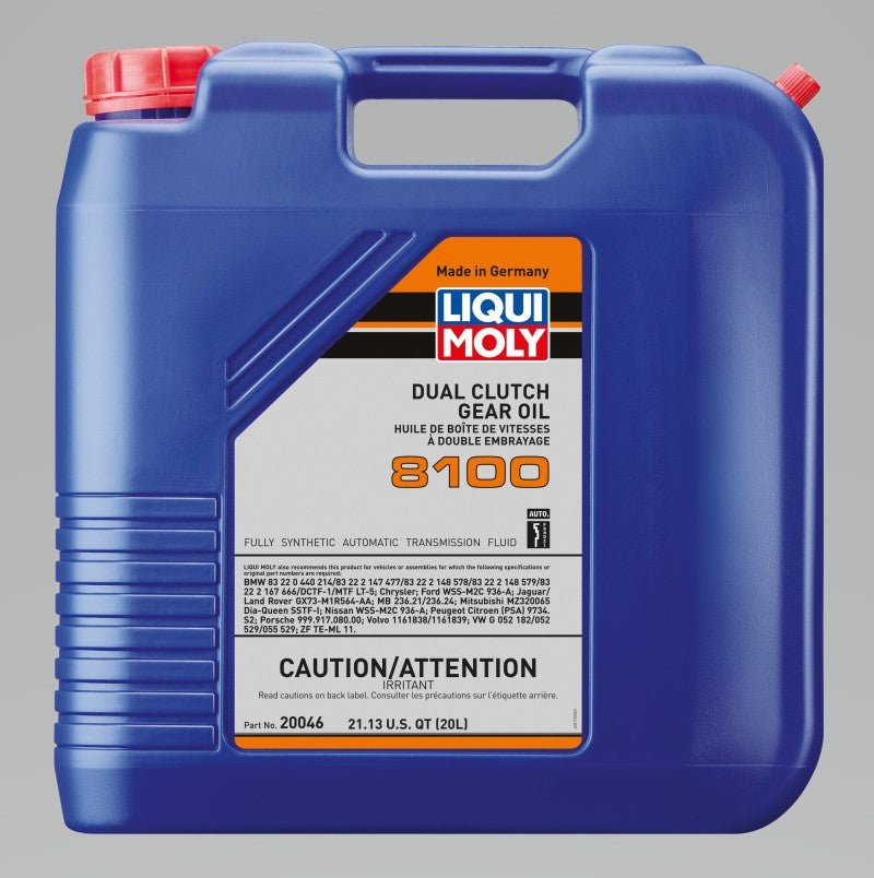 LIQUI MOLY - LIQUI MOLY 20L Dual Clutch Transmission Oil 8100 - Panda Motorworks