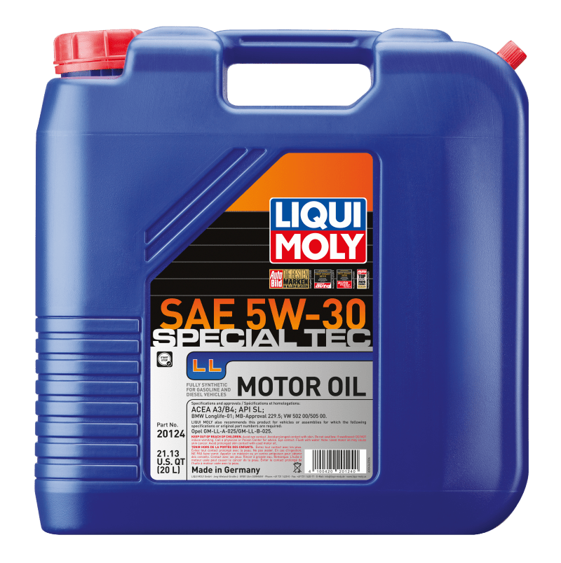 LIQUI MOLY - LIQUI MOLY 20L Special Tec LL Motor Oil 5W - 30