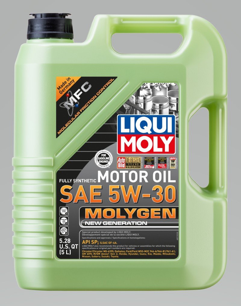 LIQUI MOLY - LIQUI MOLY 5L Molygen New Generation Motor Oil 5W30 - Case of 4 - Panda Motorworks