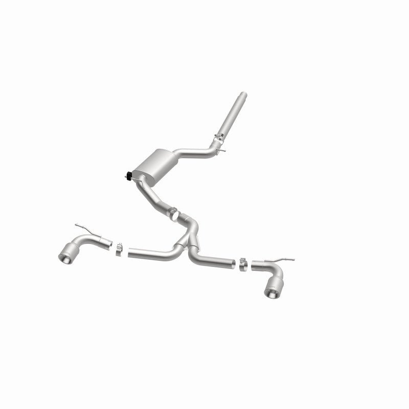 Magnaflow - MagnaFlow SYS C/B Dual Split Rear Exit 4in Polished Tips 2015 VW GTI 2.0L Turbo - Panda Motorworks