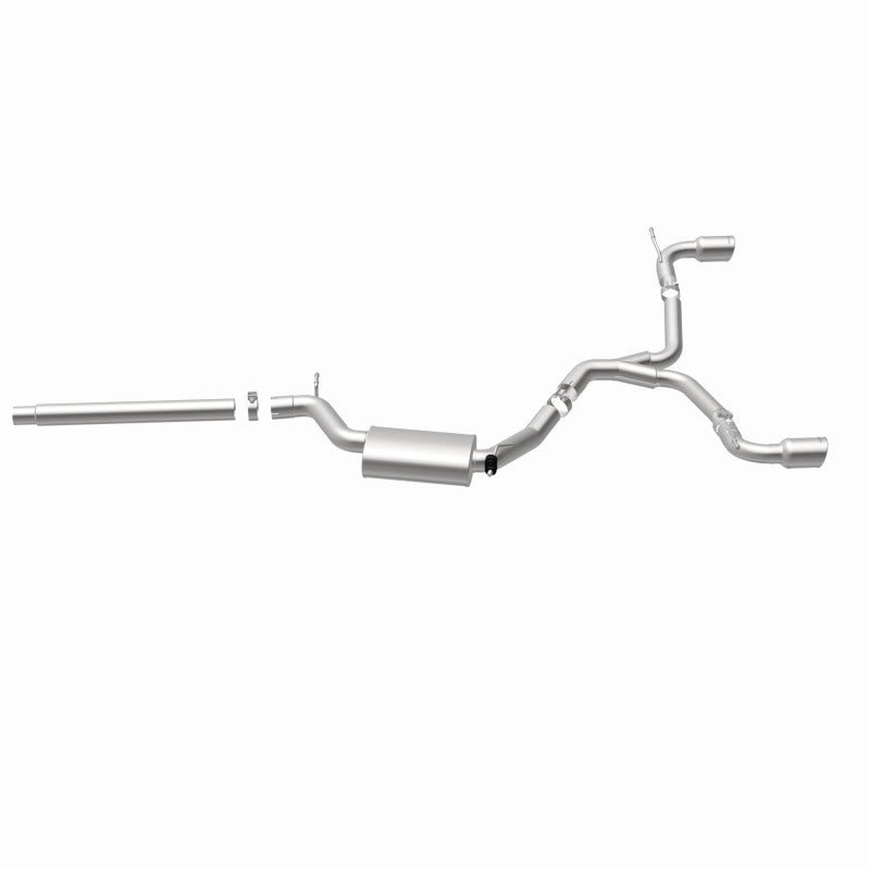 Magnaflow - MagnaFlow SYS C/B Dual Split Rear Exit 4in Polished Tips 2015 VW GTI 2.0L Turbo - Panda Motorworks
