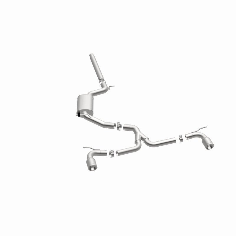 Magnaflow - MagnaFlow SYS C/B Dual Split Rear Exit 4in Polished Tips 2015 VW GTI 2.0L Turbo - Panda Motorworks