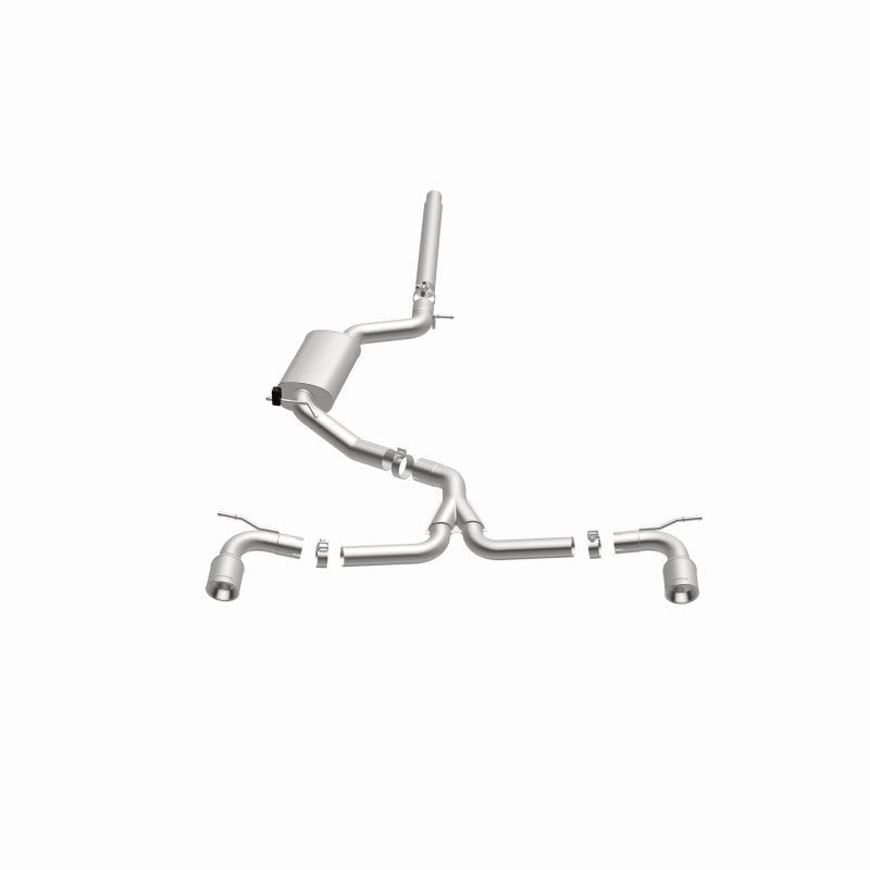 Magnaflow - MagnaFlow SYS C/B Dual Split Rear Exit 4in Polished Tips 2015 VW GTI 2.0L Turbo - Panda Motorworks