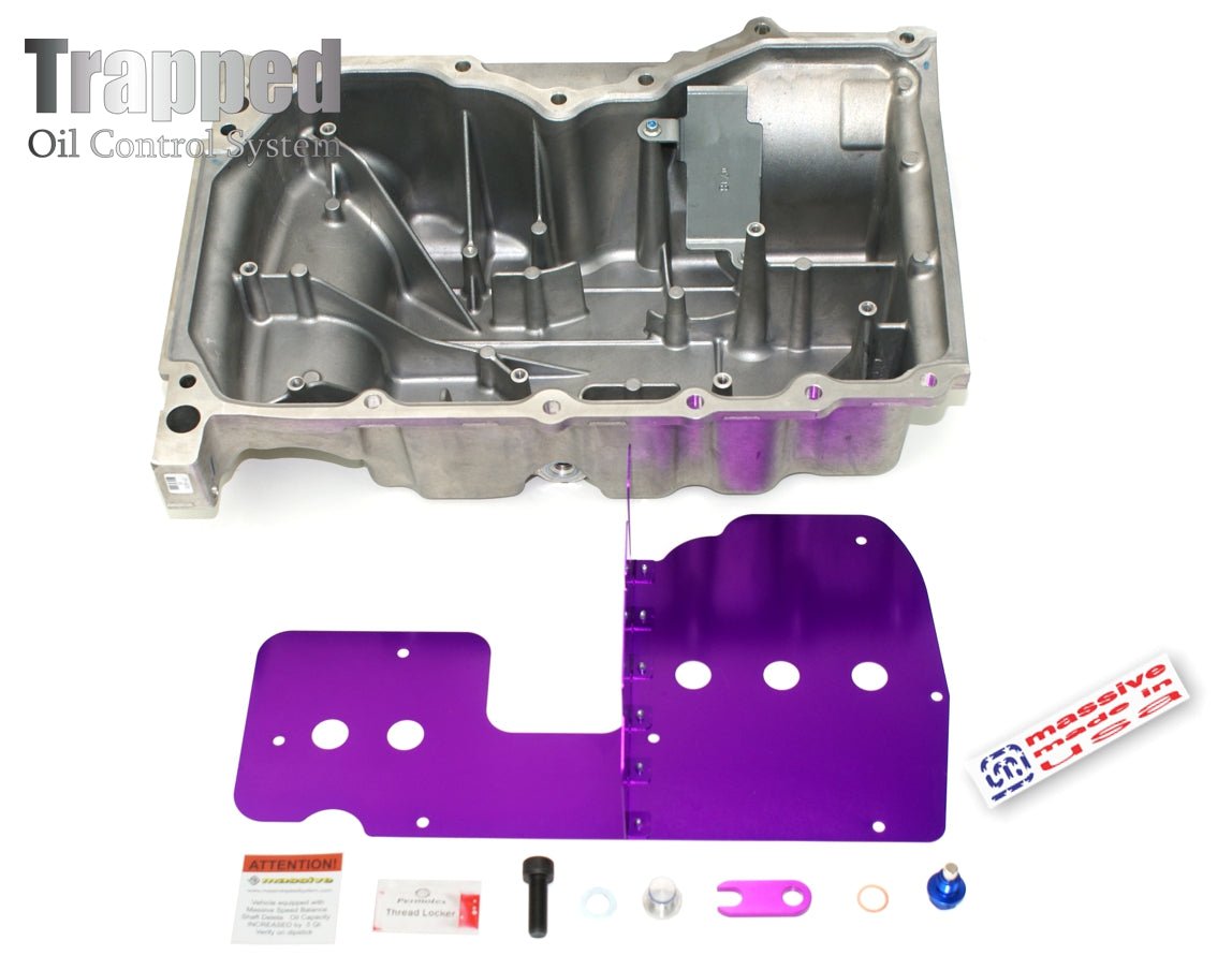 Massive - MASSIVE SPEED PRE - INSTALLED PRO TRAPPED OIL CONTROL PAN BAFFLE DURATEC ECOBOOST FOCUS 2.0 2.3 2.5 W/ BALANCE SHAFT DELETE - Panda Motorworks