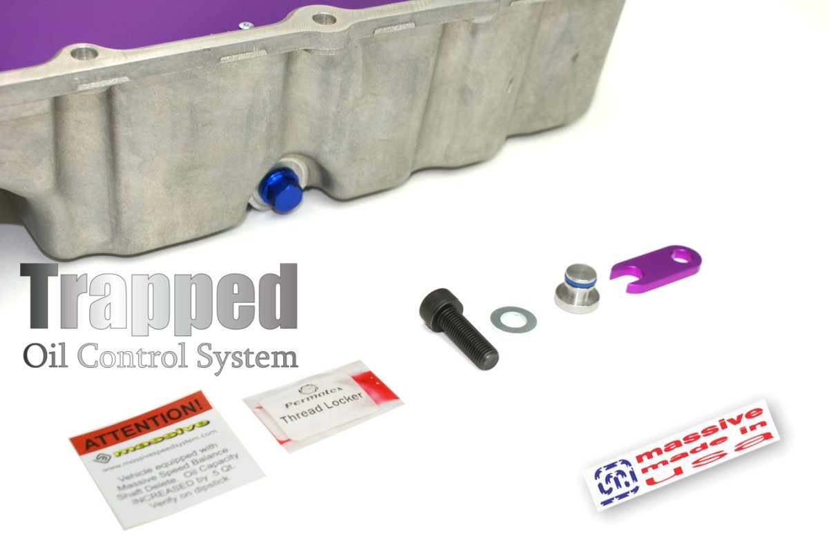 Massive - MASSIVE SPEED PRE - INSTALLED PRO TRAPPED OIL CONTROL PAN BAFFLE DURATEC ECOBOOST FOCUS 2.0 2.3 2.5 W/ BALANCE SHAFT DELETE - Panda Motorworks