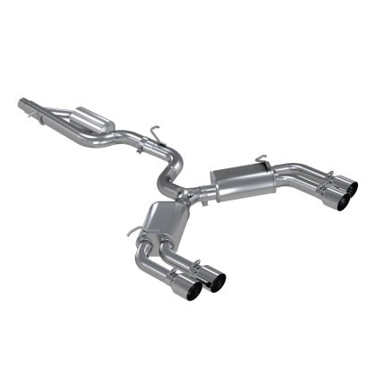 MBRP - MBRP 15 - 18 Audi S3 304SS 3in Quad Split Rear Exit C/B System - Panda Motorworks