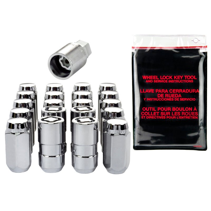 McGard - McGard 5 Lug Hex Install Kit w/Locks (Cone Seat Nut) M14X1.5 / 22mm Hex / 1.635in. Length - Chrome