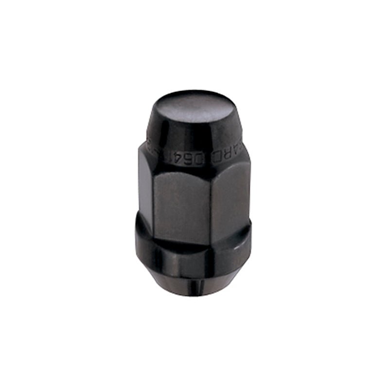 McGard - McGard Hex Lug Nut (Cone Seat Bulge Style) M12X1.5 / 3/4 Hex / 1.45in. Length (Box of 144) - Black