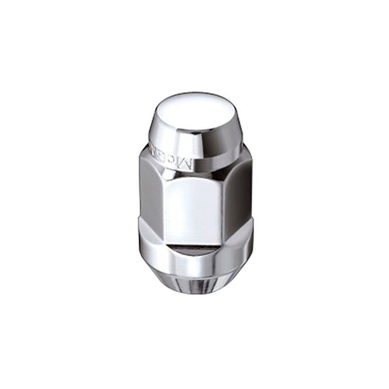 McGard - McGard Hex Lug Nut (Cone Seat Bulge Style) M14X1.5 / 22mm Hex / 1.635in. L (Box of 100) - Chrome