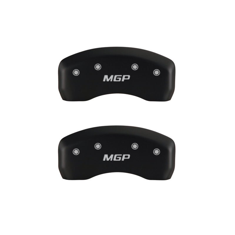 MGP - MGP 4 Caliper Covers Engraved Front & Rear MGP Red finish silver ch - Panda Motorworks