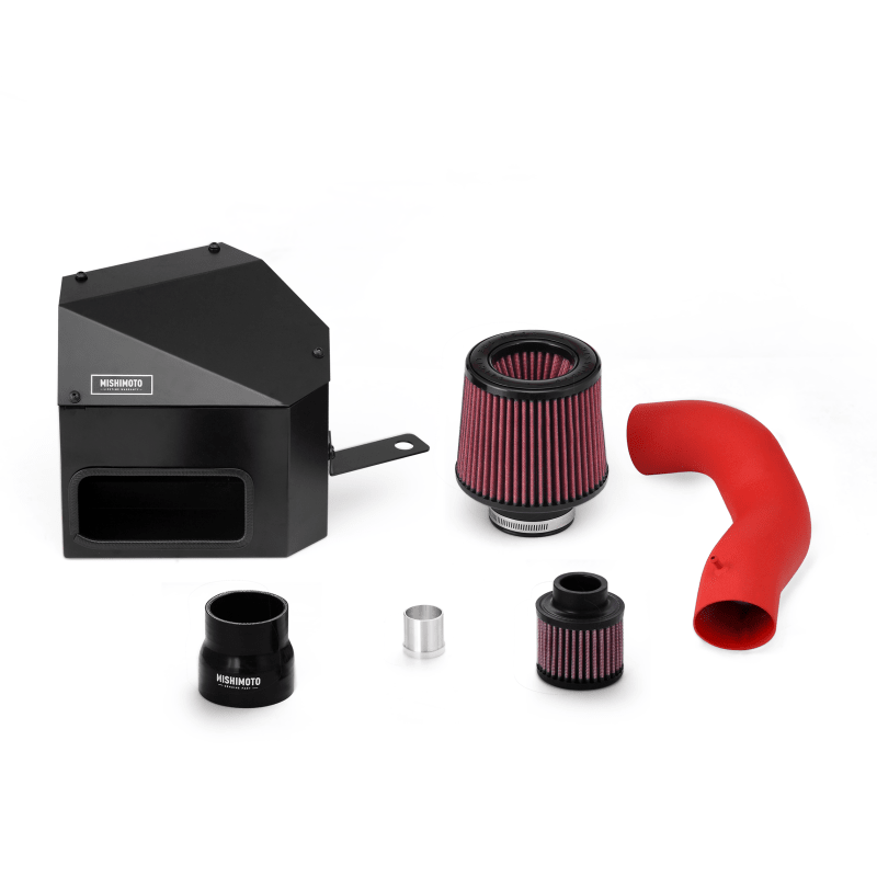 Mishimoto - Mishimoto 15 - 16 VW Golf/GTI 1.8L/2.0L Performance Air Intake Kit - Wrinkle Red