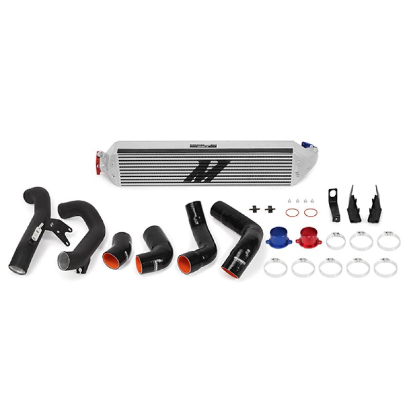 Mishimoto - Mishimoto 2016+ Honda Civic 1.5T / 2017+ Honda Civic Si Silver Intercooler Kit w/Black Pipes
