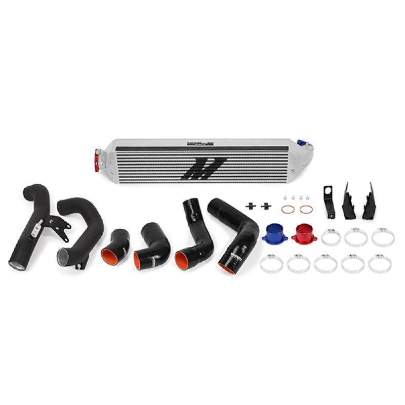 Mishimoto - Mishimoto 2016+ Honda Civic 1.5T / 2017+ Honda Civic Si Silver Intercooler Kit w/Black Pipes