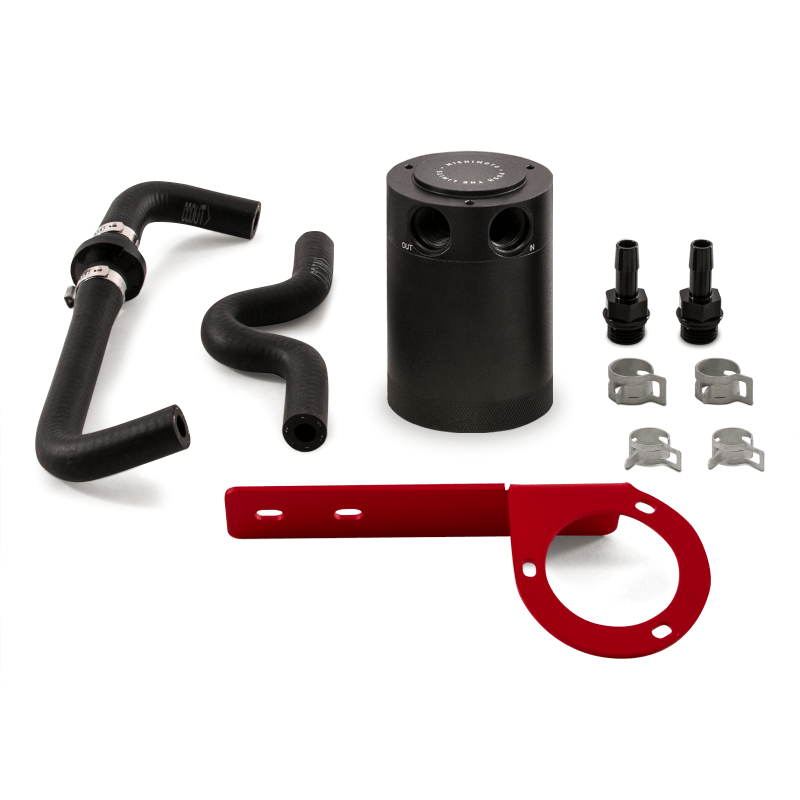 Mishimoto - Mishimoto 2017+ Honda Civic Type R Baffled Oil Catch Can Kit - Red