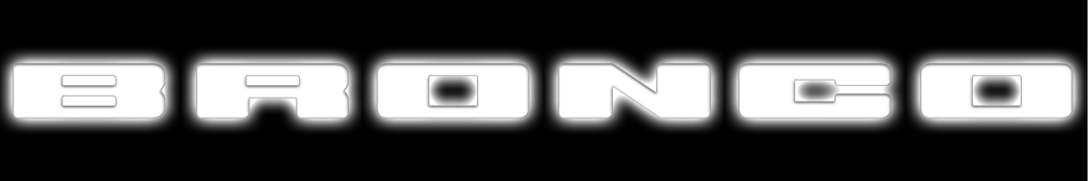 ORACLE Lighting - ORACLE Lighting Illuminated LED Letter Badges - (BRONCO KIT) - Panda Motorworks