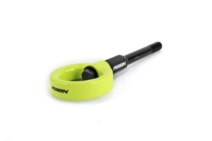 Perrin Performance - Perrin 02 - 07 Subaru WRX/STI Tow Hook Kit (Front) - Neon Yellow