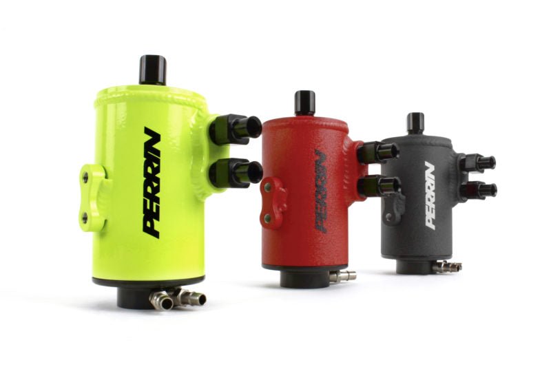 Perrin Performance - Perrin 02 - 14 Subaru WRX / 04 - 19 STI with FMIC Air Oil Seperator - Neon Yellow