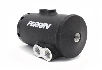 Perrin Performance - Perrin 02 - 14 Subaru WRX/STI with FMIC Black Air Oil Seperator