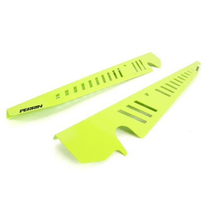 Perrin Performance - Perrin 2015+ Subaru WRX/STI Fender Shroud Set - Neon Yellow