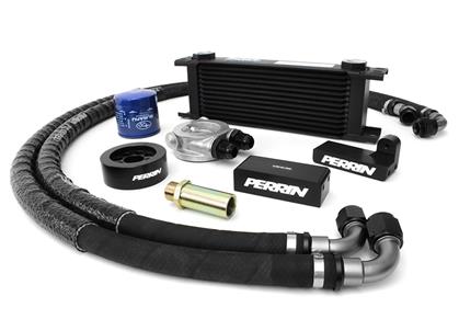 Perrin Performance - Perrin Subaru 06 - 14 WRX Oil Cooler Kit