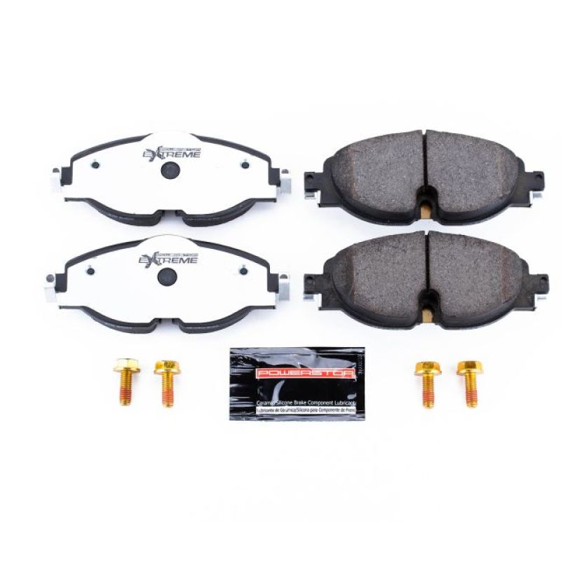 PowerStop - Power Stop 15 - 19 Audi A3 Front Z26 Extreme Street Brake Pads w/Hardware - Panda Motorworks