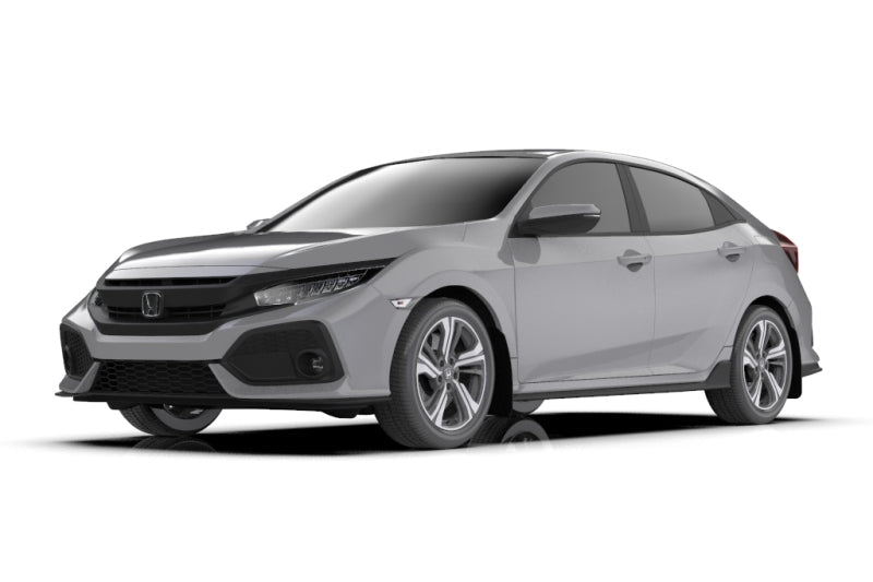 Rally Armor - Rally Armor 17 - 19 Honda Civic Sport Touring Black UR Mud Flap w/ Dark Grey Logo
