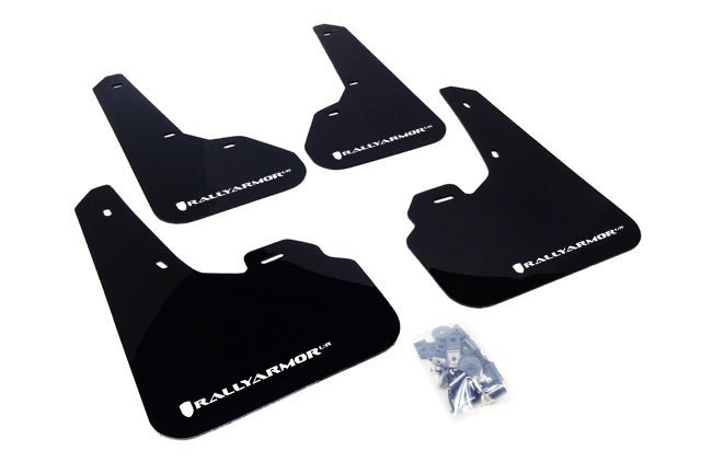 Rally Armor - Rally Armor Mud Flaps 2010 - 13 Mazda3/Spd3 Mud flap White logo
