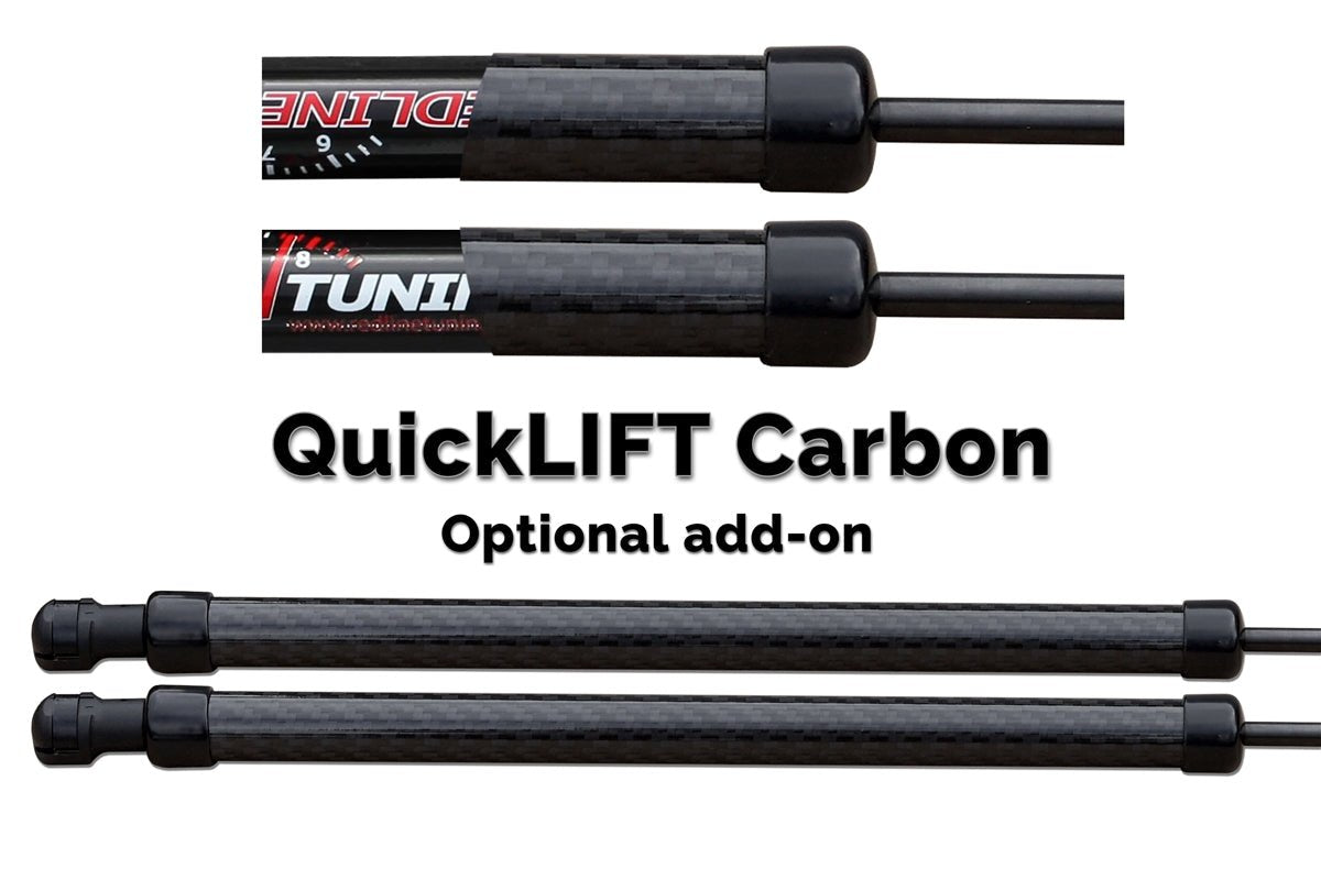 Redline Tuning - Redline Tuning 2012 - 2018 Ford Focus Hood QuickLIFT PLUS - Panda Motorworks