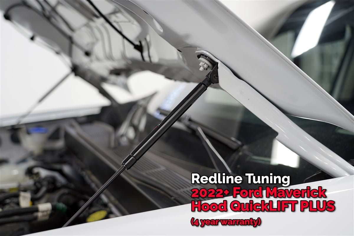 Redline Tuning - Redline Tuning 2022+ Ford Maverick Hood QuickLIFT PLUS - Panda Motorworks