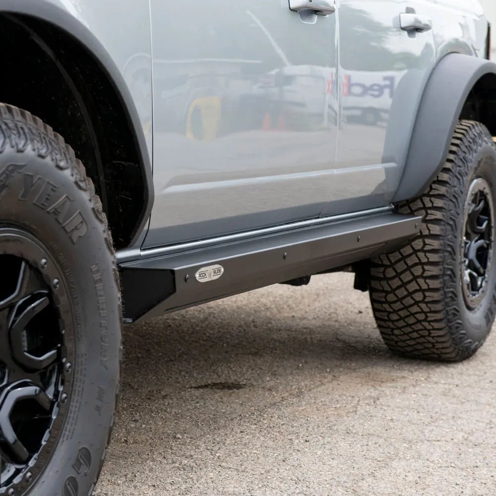 Rock Slide Engineering - Rock Slide 21 - 22 Ford Bronco 4 Door Step Sliders 3rd Gen - Panda Motorworks