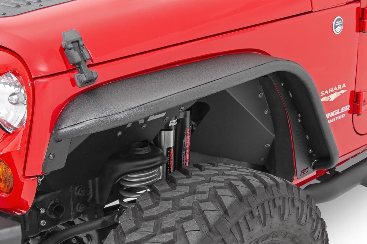 Rough Country - Jeep Tubular Fender Flares (07 - 18 Wrangler JK)