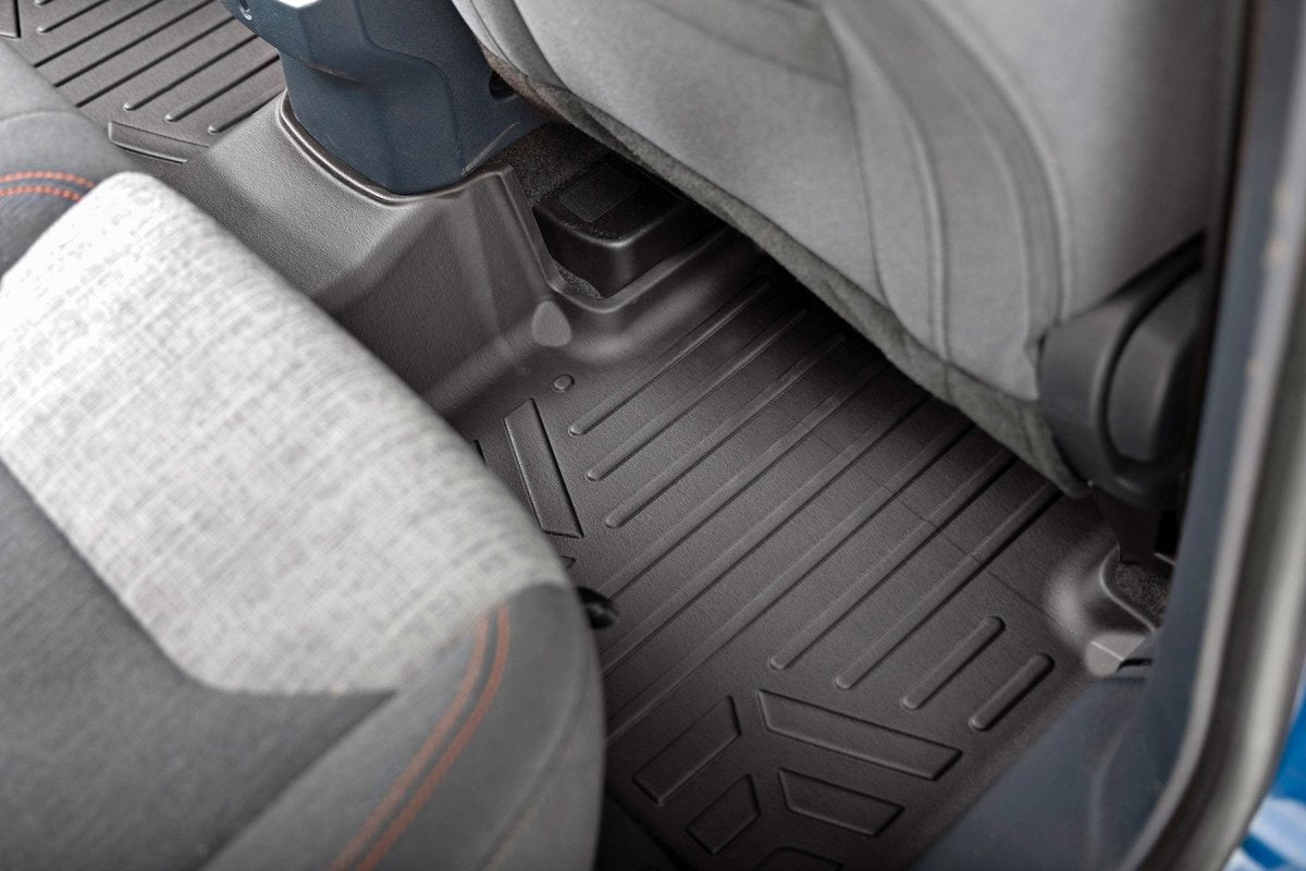 Rough Country - Rough Country FLOOR MATS FRONT AND REAR | FORD MAVERICK 4WD (2022 - 2023) - Panda Motorworks