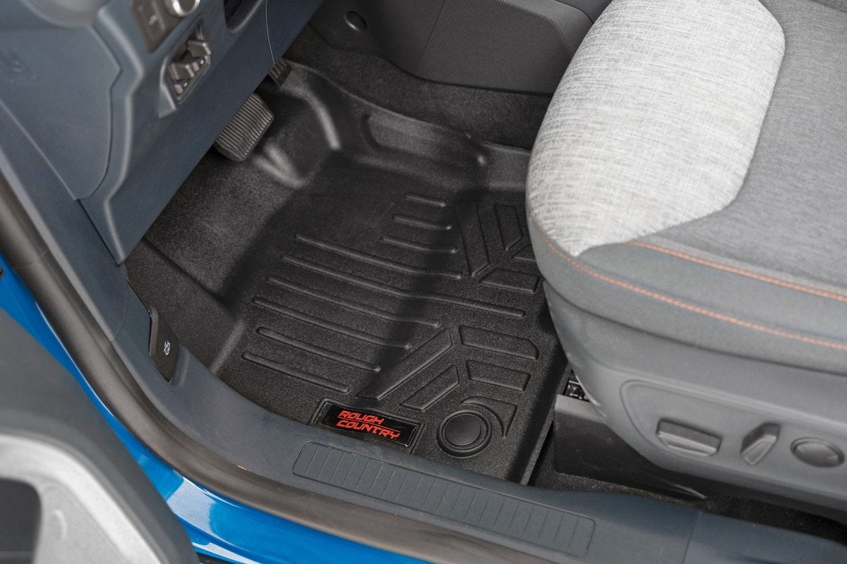 Rough Country - Rough Country FLOOR MATS FRONT AND REAR | FORD MAVERICK 4WD (2022 - 2023) - Panda Motorworks