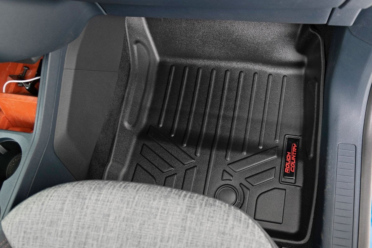 Rough Country - Rough Country FLOOR MATS FRONT AND REAR | FORD MAVERICK 4WD (2022 - 2023) - Panda Motorworks