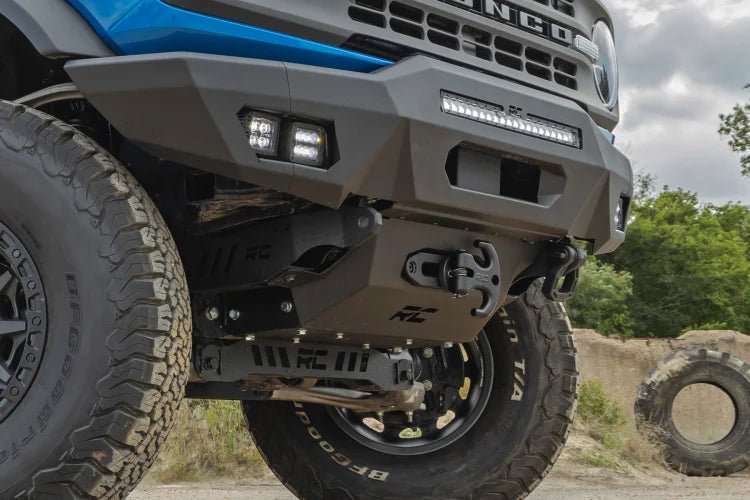 Rough Country - Rough Country Hidden Winch Mount ALL MODELS | FORD BRONCO 4WD (2021 - 2023) - Panda Motorworks
