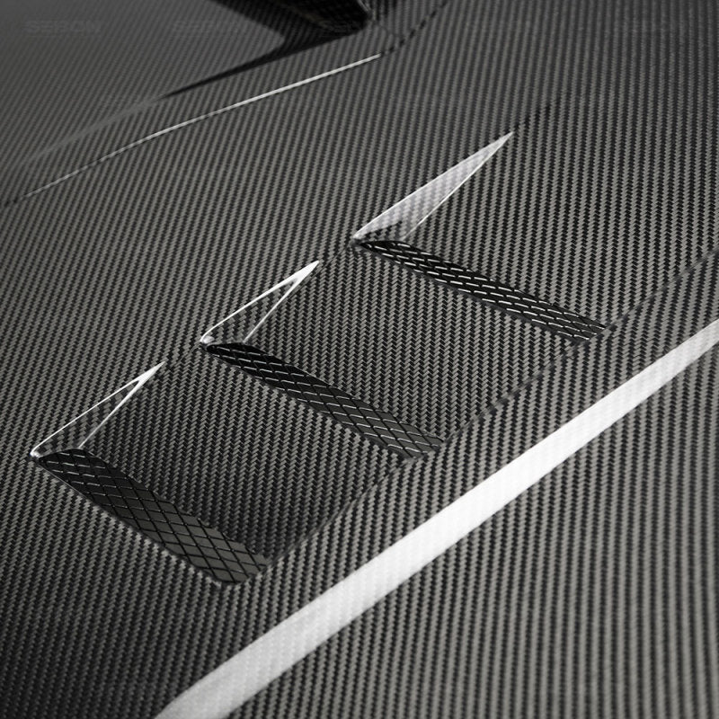 Seibon - Seibon 17 - 18 Honda Civic Type - R TS - Style Carbon Fiber Hood