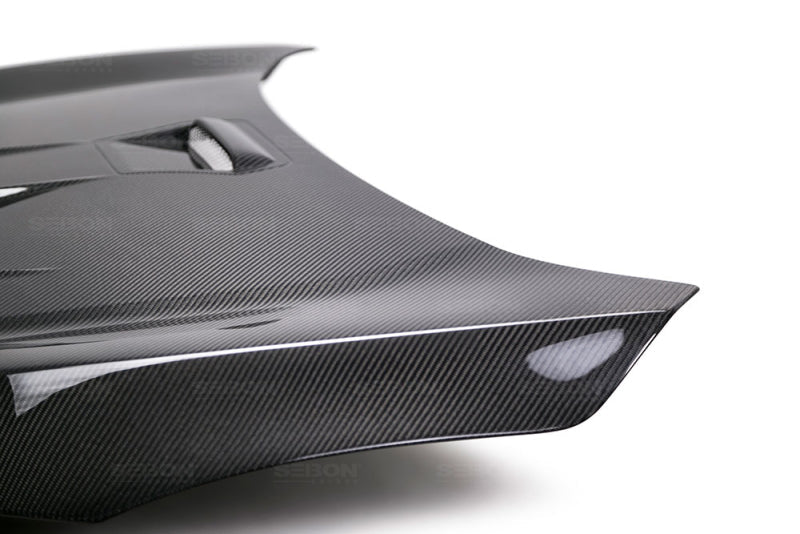 Seibon - Seibon 2016 - 2020 Honda Civic Coupe/Sedan/Hatchback MR - Style Carbon Fiber Hood