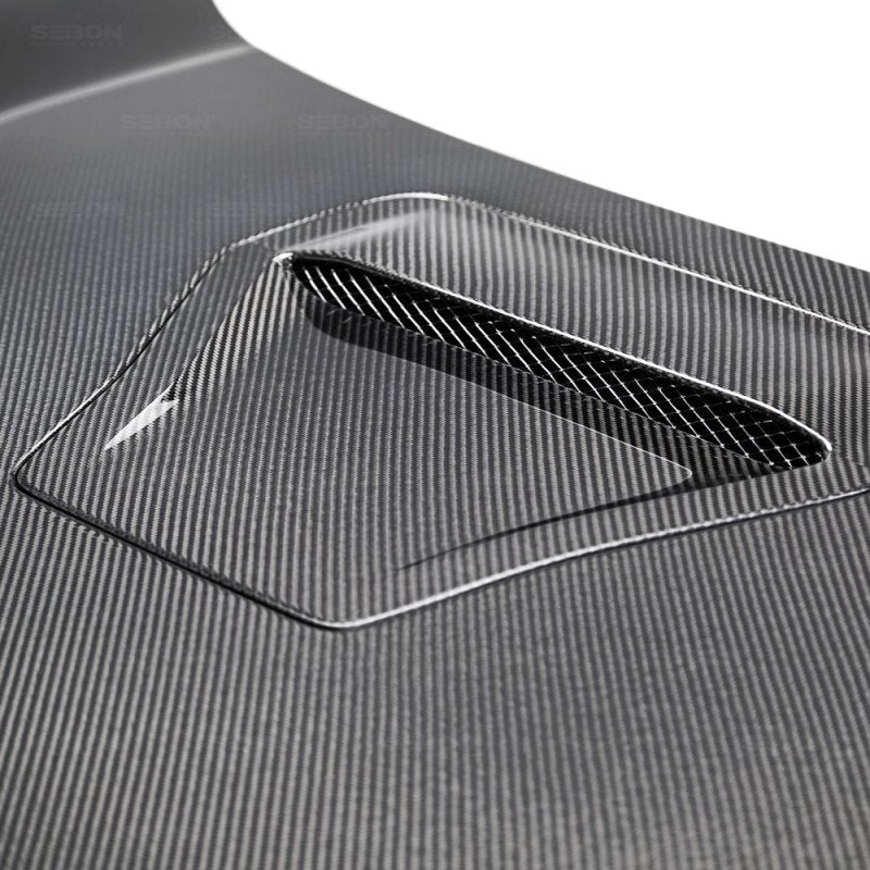 Seibon - Seibon 2017 Honda Civic Type R OEM Carbon Fiber Hood