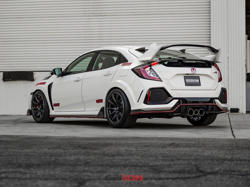 Seibon - Seibon 2017 Honda Civic Type R OEM Carbon Fiber Side Skirts