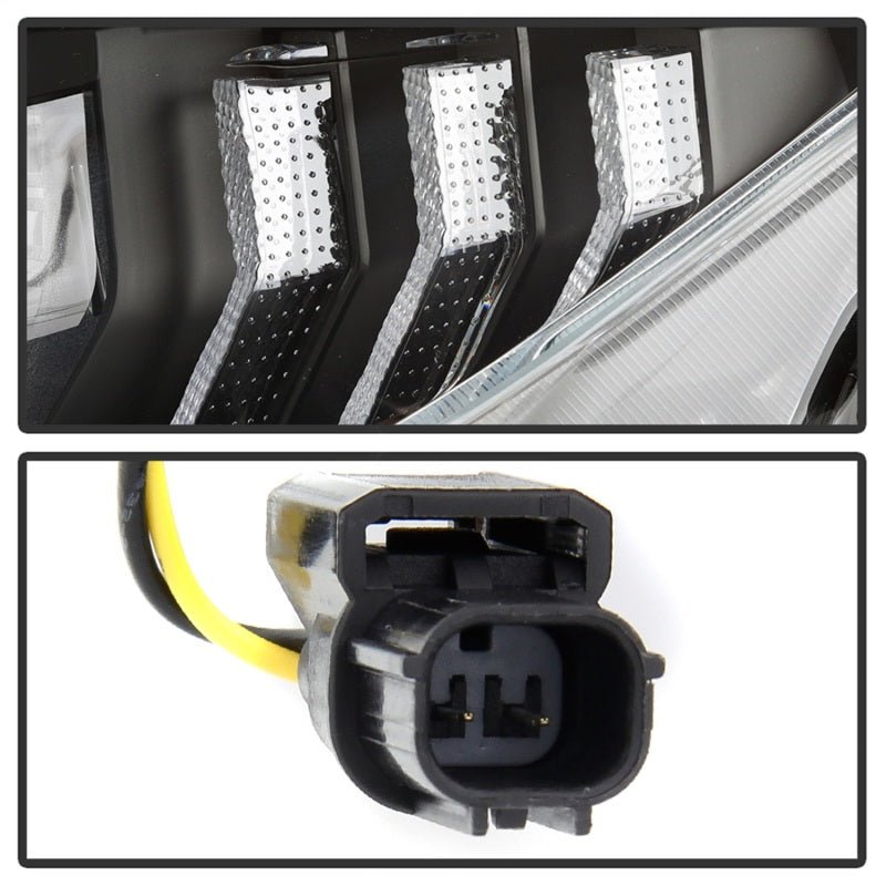 SPYDER - Spyder Honda Civic 16 - 18 2DR/4DR/Hatchback Headlight Black PRO - YD - HC16PL - SEQ - BK - Panda Motorworks