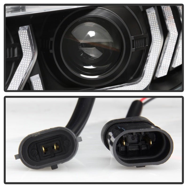 SPYDER - Spyder Honda Civic 16 - 18 2DR/4DR/Hatchback Headlight Black PRO - YD - HC16PL - SEQ - BK - Panda Motorworks