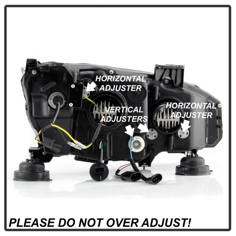 SPYDER - Spyder Honda Civic 16 - 18 2DR/4DR/Hatchback Headlight Black PRO - YD - HC16PL - SEQ - BK - Panda Motorworks