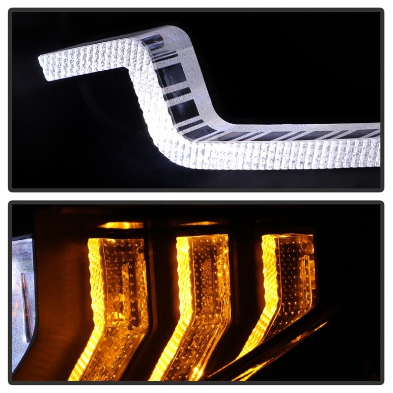 SPYDER - Spyder Honda Civic 16 - 2DR/4DR/Hatchback Projector Headlights - Black PRO - YD - HC16SI - SEQGR - BK - Panda Motorworks