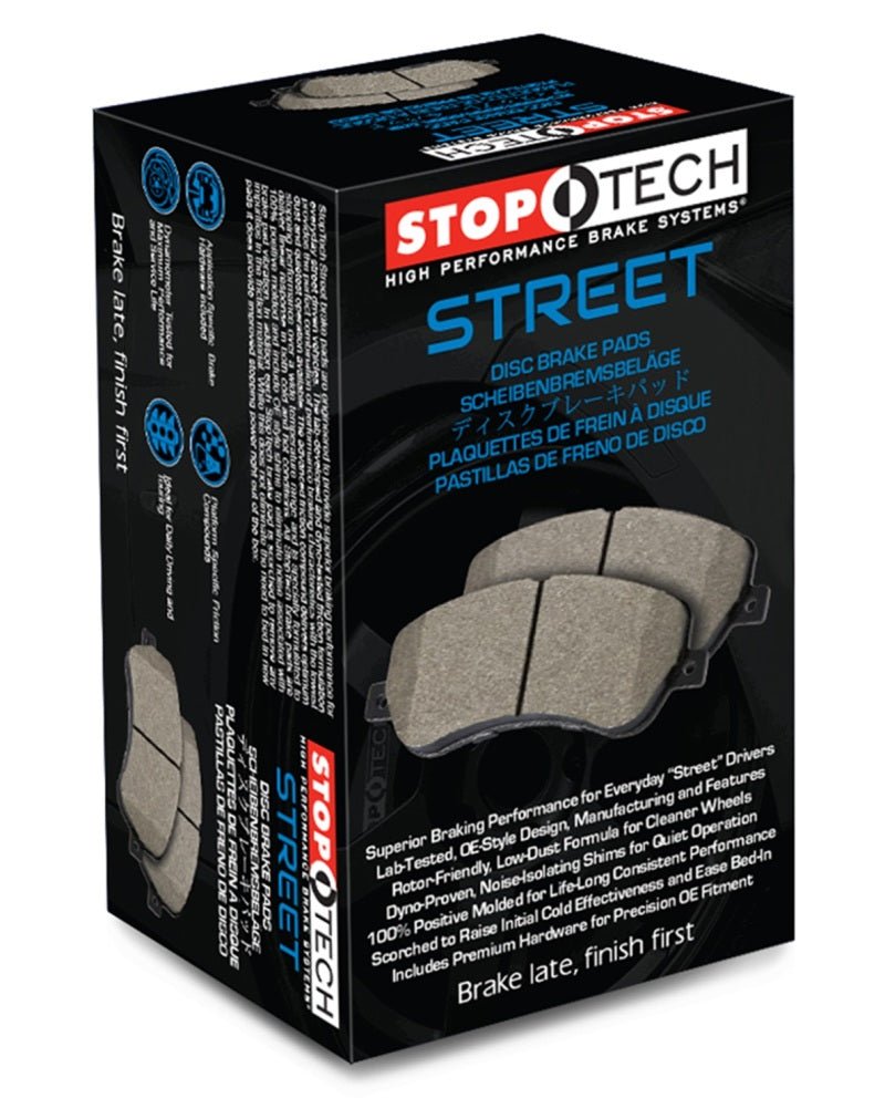 Stoptech - StopTech 12 - 17 Hyundai Veloster Street Performance Rear Brake Pads - Panda Motorworks