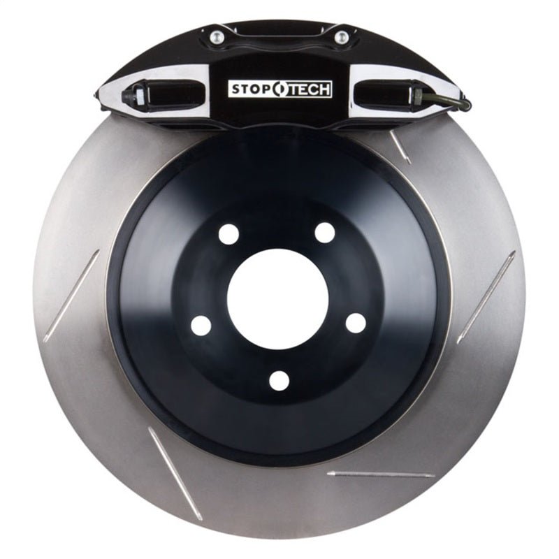 Stoptech - StopTech 2015 VW GTI Front BBK w/ Black ST - 41 Caliper Slotted 328X25 1pc Rotor - Panda Motorworks
