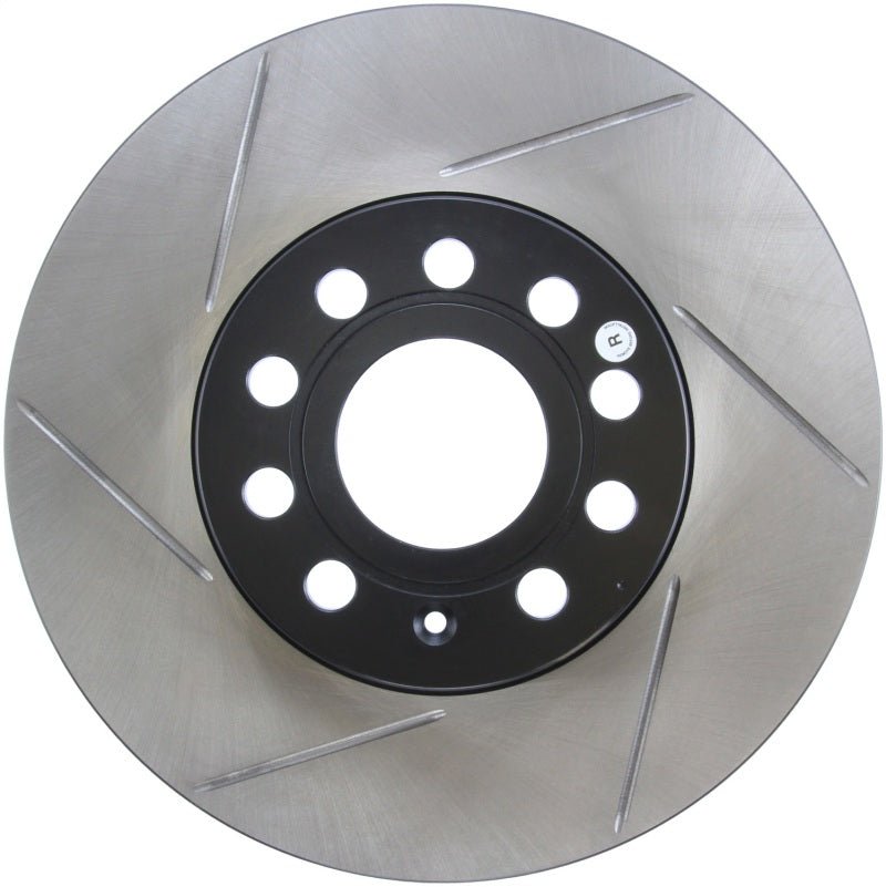 Stoptech - StopTech Power Slot 05 - 10 VW Jetta (except Wagon) Front Left Slotted Rotor - Panda Motorworks