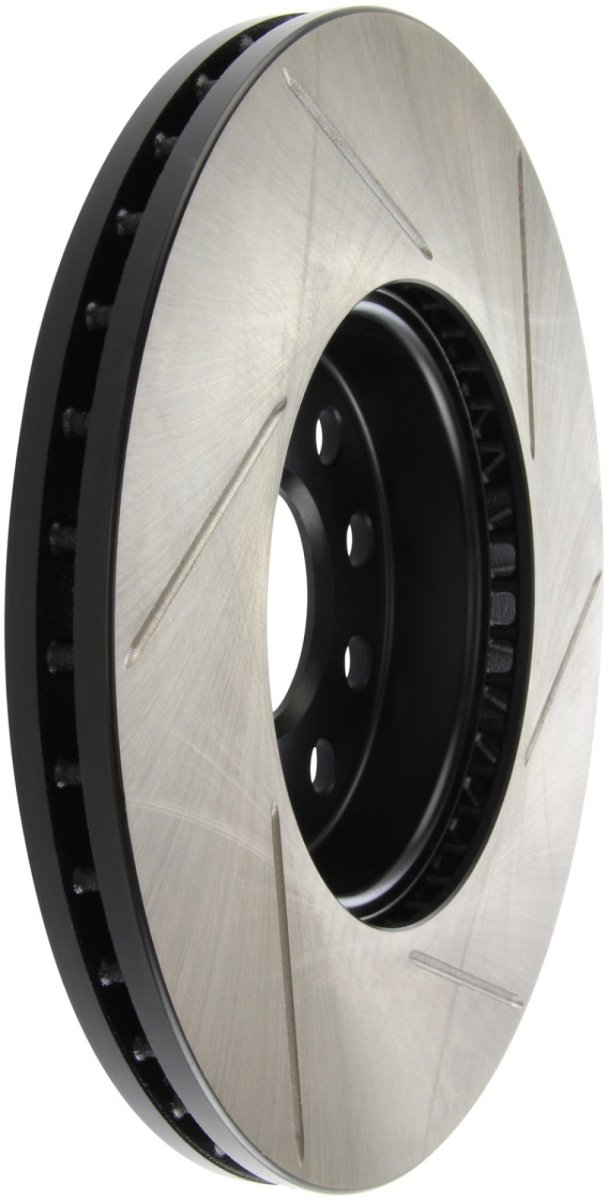 Stoptech - StopTech Power Slot 05 - 10 VW Jetta (except Wagon) Front Right Slotted Rotor - Panda Motorworks