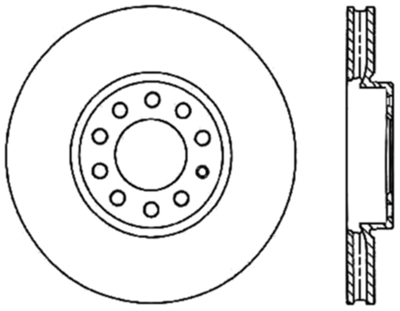 Stoptech - StopTech Slotted & Drilled Sport Brake Rotor - Panda Motorworks