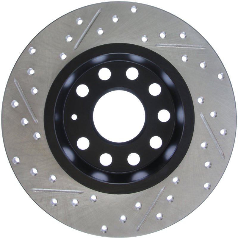 Stoptech - StopTech Slotted & Drilled Sport Brake Rotor - Panda Motorworks