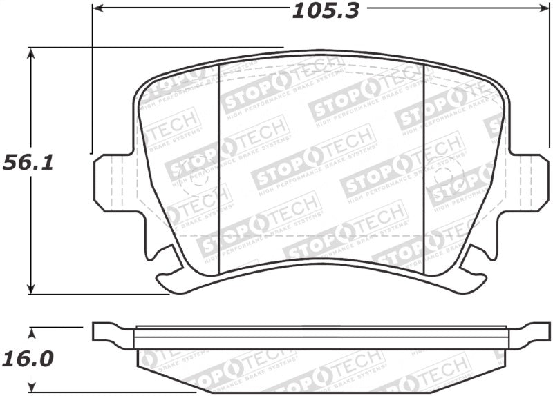 Stoptech - StopTech Street Brake Pads - Panda Motorworks